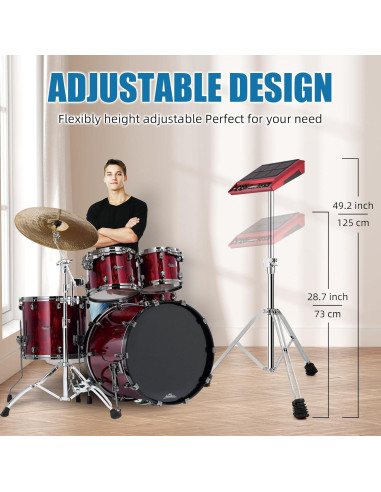 Soporte de Montaje Electrónico TENTOTEN Doble Reforzado 72.9-124.9 cm