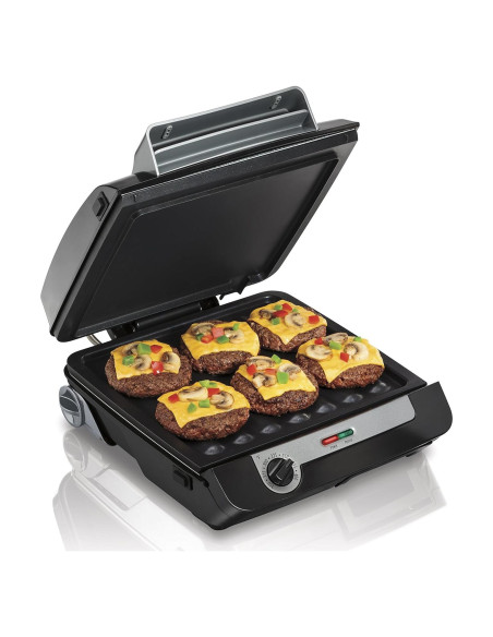 Parrilla 4-en-1 Hamilton Beach 25601 Antiadherente 1400W