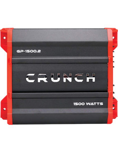 Amplificador Crunch GP-1500.2 1500W 2 Canales Estéreo 2