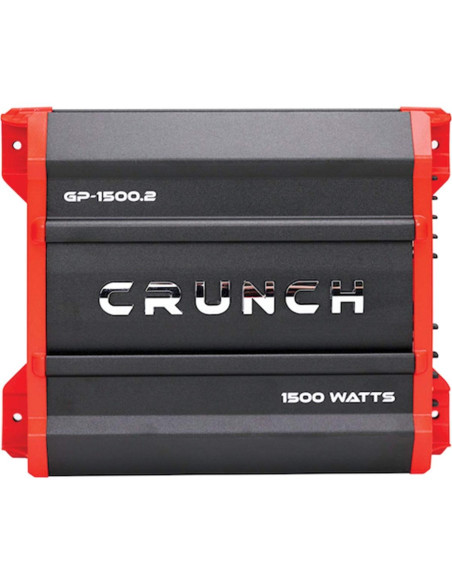 Amplificador Crunch GP-1500.2 1500W 2 Canales Estéreo