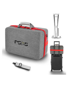 Funda Dura ASNOMY para PS5, Organizador de Viaje 43x27cm