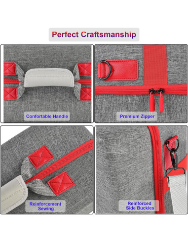 Funda Dura ASNOMY para PS5, Organizador de Viaje 43x27cm