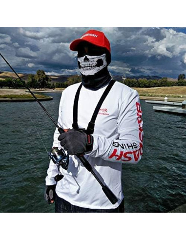 Camiseta de Pesca BASSDASH Hombre UV UPF 50+ Manga Larga