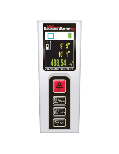 Medidor de Distancia Digital Calculated 3356 con Láser 39.62m