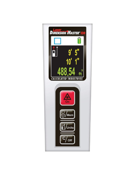 Medidor de Distancia Digital Calculated 3356 con Láser 39.62m