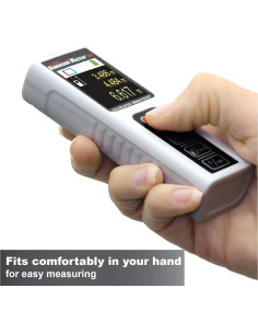 Medidor de Distancia Digital Calculated 3356 con Láser 39.62m 2