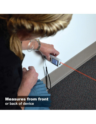 Medidor de Distancia Digital Calculated 3356 con Láser 39.62m