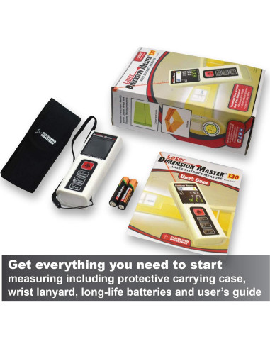 Medidor de Distancia Digital Calculated 3356 con Láser 39.62m