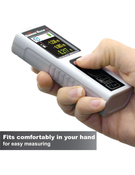 Medidor de Distancia Digital Calculated 3356 con Láser 39.62m