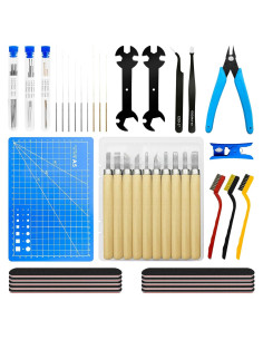 Kit de herramientas 3D TIOPY 61Pcs para limpieza y corte