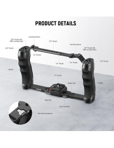 Jaula de Cámara NEEWER CA077 con Doble Mango y Placa Arca 2