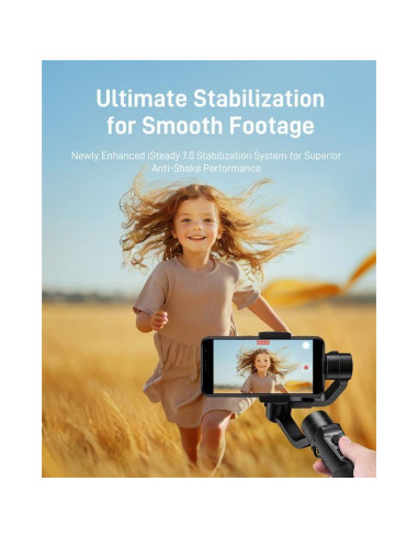 Gimbal Estabilizador Hohem iSteady Mobile Plus 3 Ejes para Smartphone