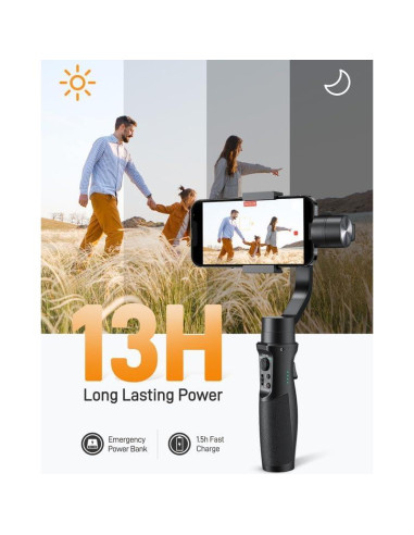 Gimbal Estabilizador Hohem iSteady Mobile Plus 3 Ejes para Smartphone
