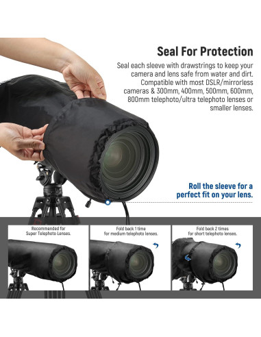 Cubierta de Lluvia NEEWER PB004 para Cámara Grande DSLR