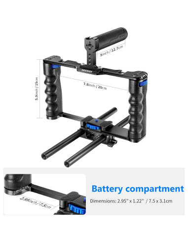 Jaula de Aluminio NEEWER para Cámara DSLR/Sin Espejo
