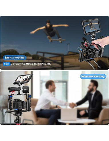 Jaula de Aluminio NEEWER para Cámara DSLR/Sin Espejo