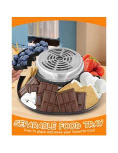 Kit de S'mores Eléctrico ORANLAN con Bandeja Desmontable 2