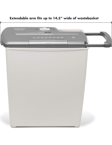 Trituradora de Papel Aurora AS810SD 8 Hojas Corte en Tiras