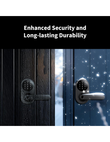 Cerradura Inteligente Aqara U300 con Huella Dactilar, Negra