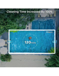 Robot Aspirador de Piscina CoasTeering Planet 100 min Inalámbrico 2