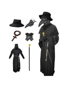 Disfraz de Doctor de la Plaga Nicexx 6 en 1 para Adultos