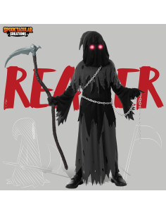 Disfraz de Segador Spooktacular para Niños con Ojos Brillantes 2