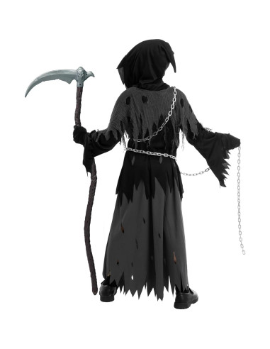 Disfraz de Segador Spooktacular para Niños con Ojos Brillantes