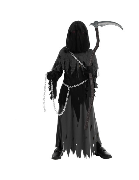 Disfraz de Segador Spooktacular para Niños con Ojos Brillantes