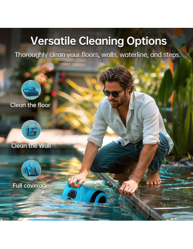 Aspiradora de Piscina NexTrend V60 Pro 180W Inalámbrica