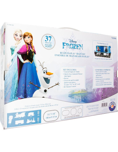 Set de Tren a Batería Disney Frozen Lionel con Control Remoto