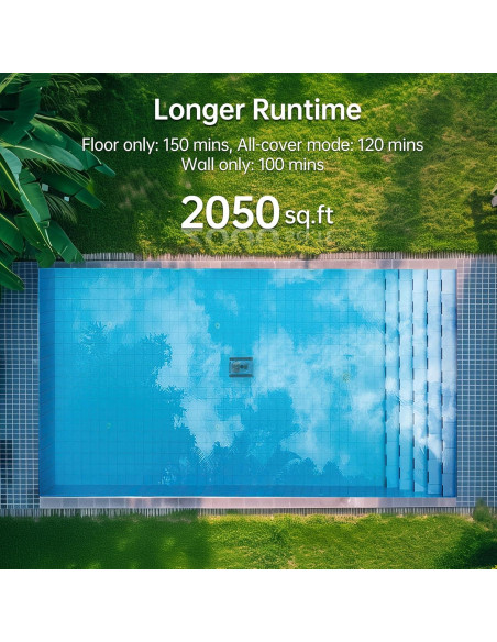 Aspiradora de Piscina NexTrend V60 Pro 180W Inalámbrica