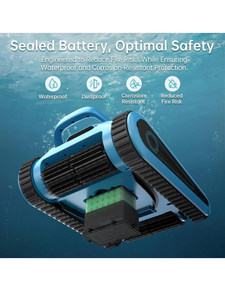 Aspiradora de Piscina NexTrend V60 Pro 180W Inalámbrica