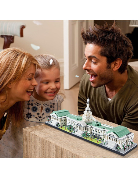 Mini Ladrillos Capitolio Kadablk 3630 Piezas Construcción