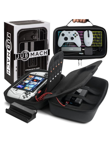 Funda Deluxe Jubmach para Steam Deck - Almacenaje y Carga