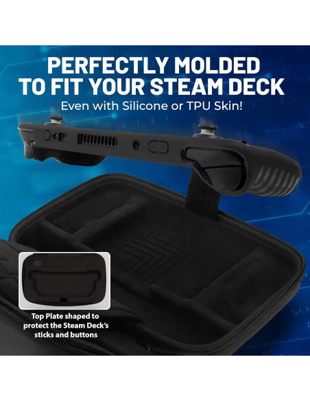Funda Deluxe Jubmach para Steam Deck - Almacenaje y Carga