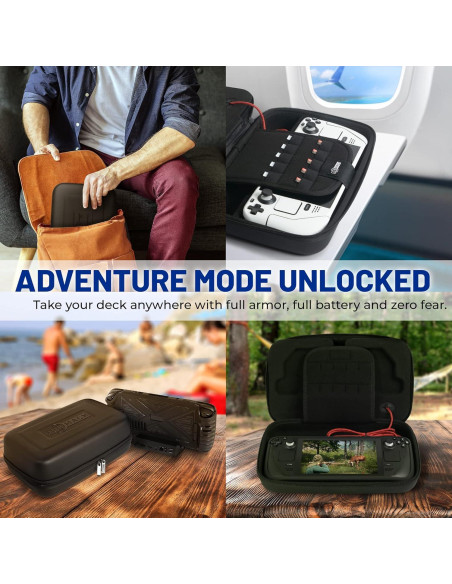 Funda Deluxe Jubmach para Steam Deck - Almacenaje y Carga