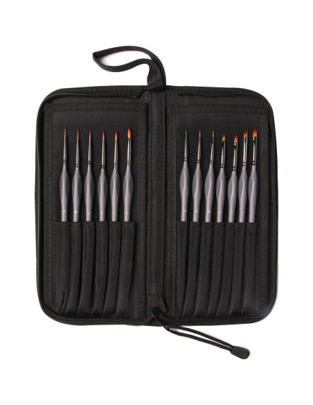 Kit de Pintura en Miniatura Artistik 13 Pinceles Detalle Fino