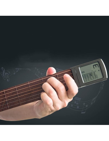Guitarra de Viaje Vaguelly 6 Trastes con Pantalla Digital