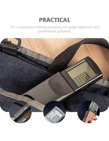 Guitarra de Viaje Vaguelly 6 Trastes con Pantalla Digital