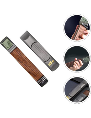 Guitarra de Viaje Vaguelly 6 Trastes con Pantalla Digital