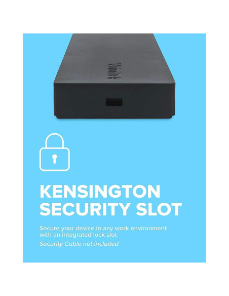 Estación de Acoplamiento VisionTek VT2000 USB-C 3 Monitores