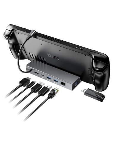 Dock 6-en-1 MAYFLASH para Steam Deck y ROG Ally 4K 60Hz