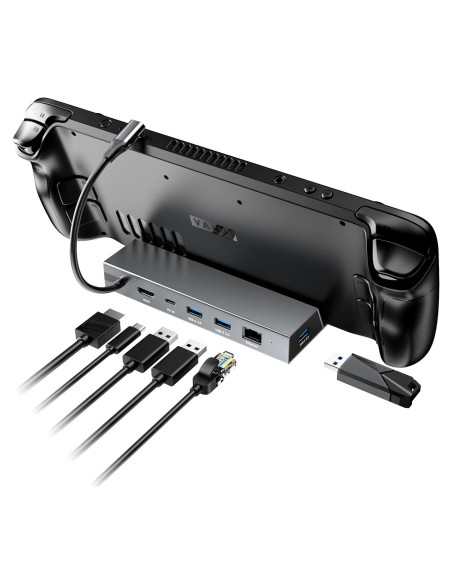 Dock 6-en-1 MAYFLASH para Steam Deck y ROG Ally 4K 60Hz