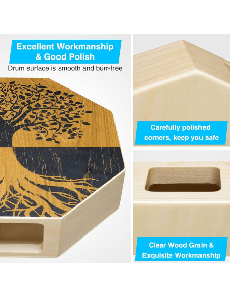 Cajón Bicolor POGOLAB de Madera Portátil 1.08kg