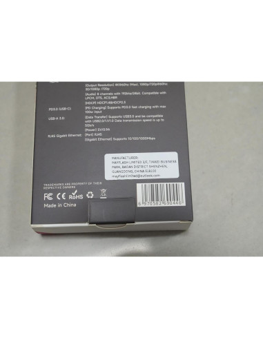 Dock 6-en-1 MAYFLASH para Steam Deck y ROG Ally 4K 60Hz