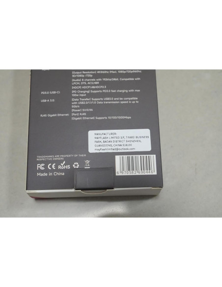 Dock 6-en-1 MAYFLASH para Steam Deck y ROG Ally 4K 60Hz