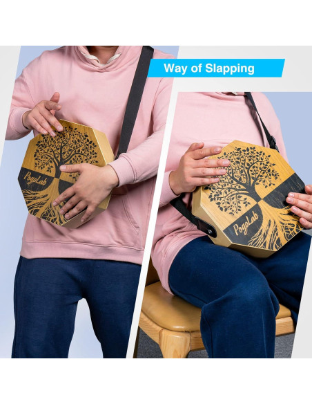 Cajón Bicolor POGOLAB de Madera Portátil 1.08kg