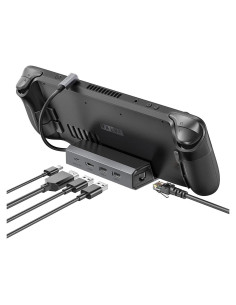 Dock JSAUX 5 en 1 para Steam Deck y ROG Ally 4K 100W