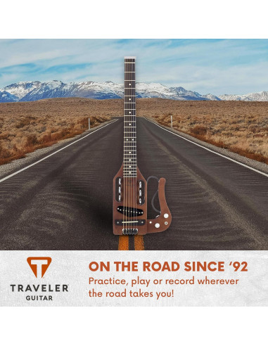 Guitarra Pro-Series Traveler 6 Cuerdas Madera Antigua
