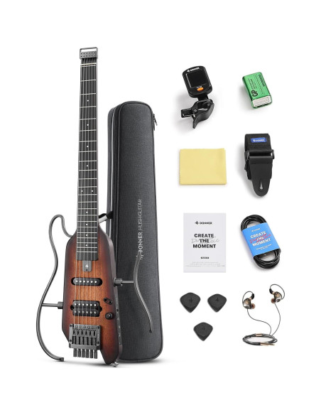 Guitarra Eléctrica Donner HUSH X Headless Ultra Ligera